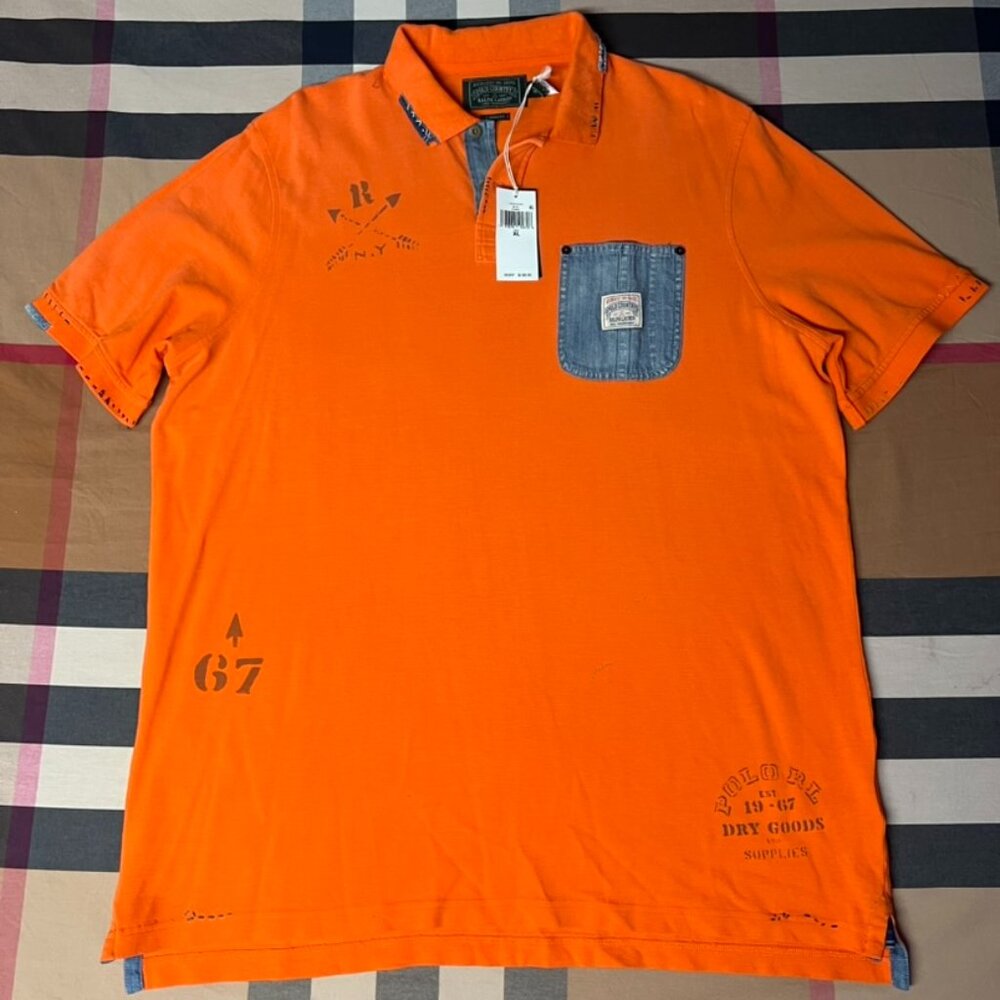 Polo Ralph Lauren Polo Country Maine Eagle Print Polo Shirt XL